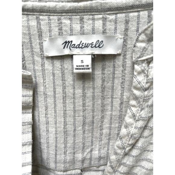 MADEWELL split-cuff tunic shirt Size S - Picture 2 of 6